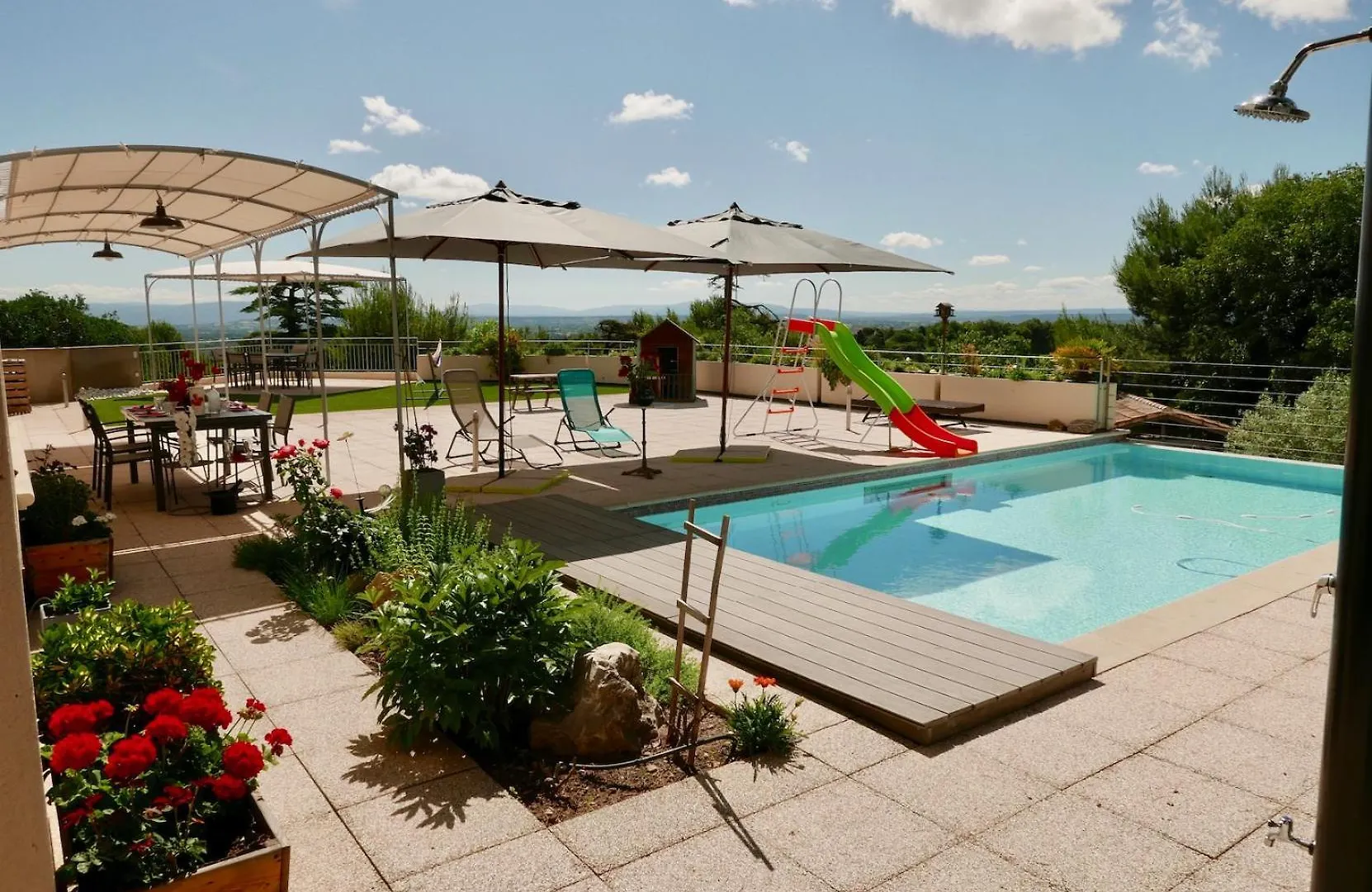 فيلة Villa-Piscine Avec Vue Panoramique Pour 2 A 10 Personnes - Promo 2025 Nouveaux Tarifs Affiches - Moins 20 Pour Cent Au 1Er Mai- فينوف ليز أفيجْنْ
